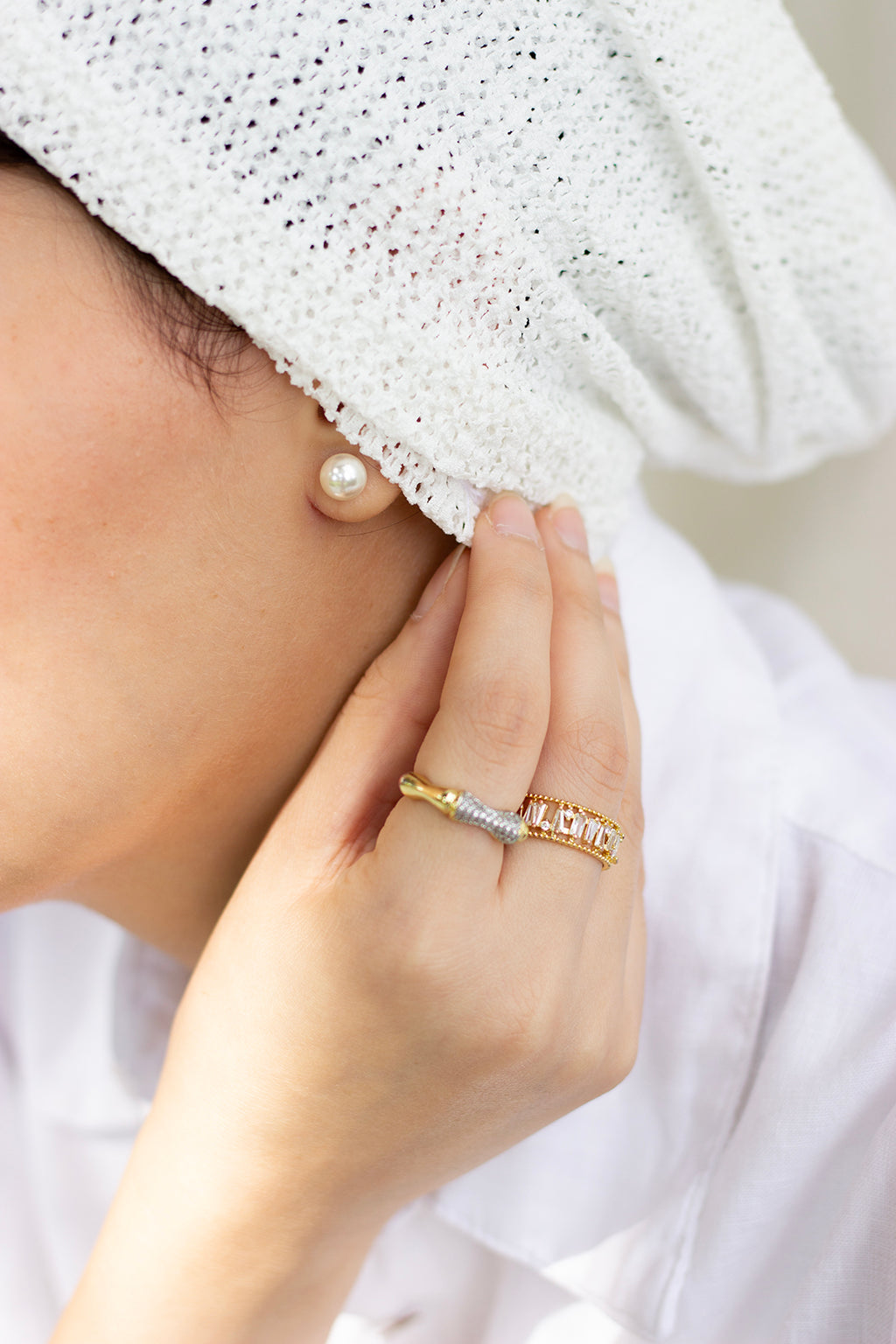 Honeycomb in Offwhite