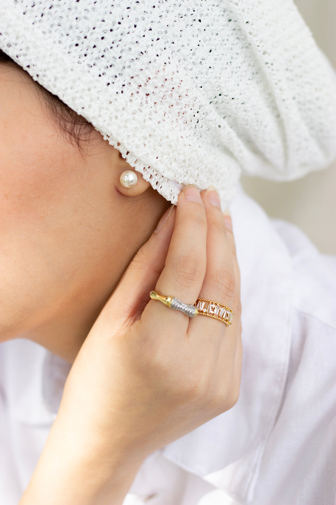 Honeycomb in Offwhite