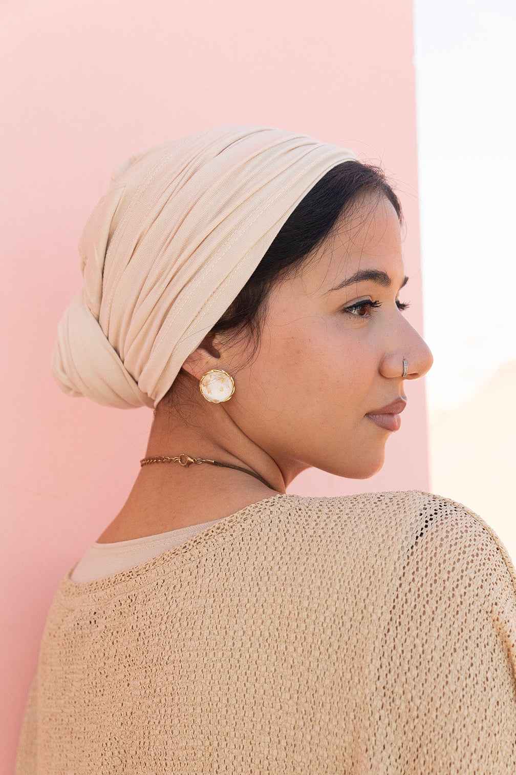 Cotton Wrap in Light beige