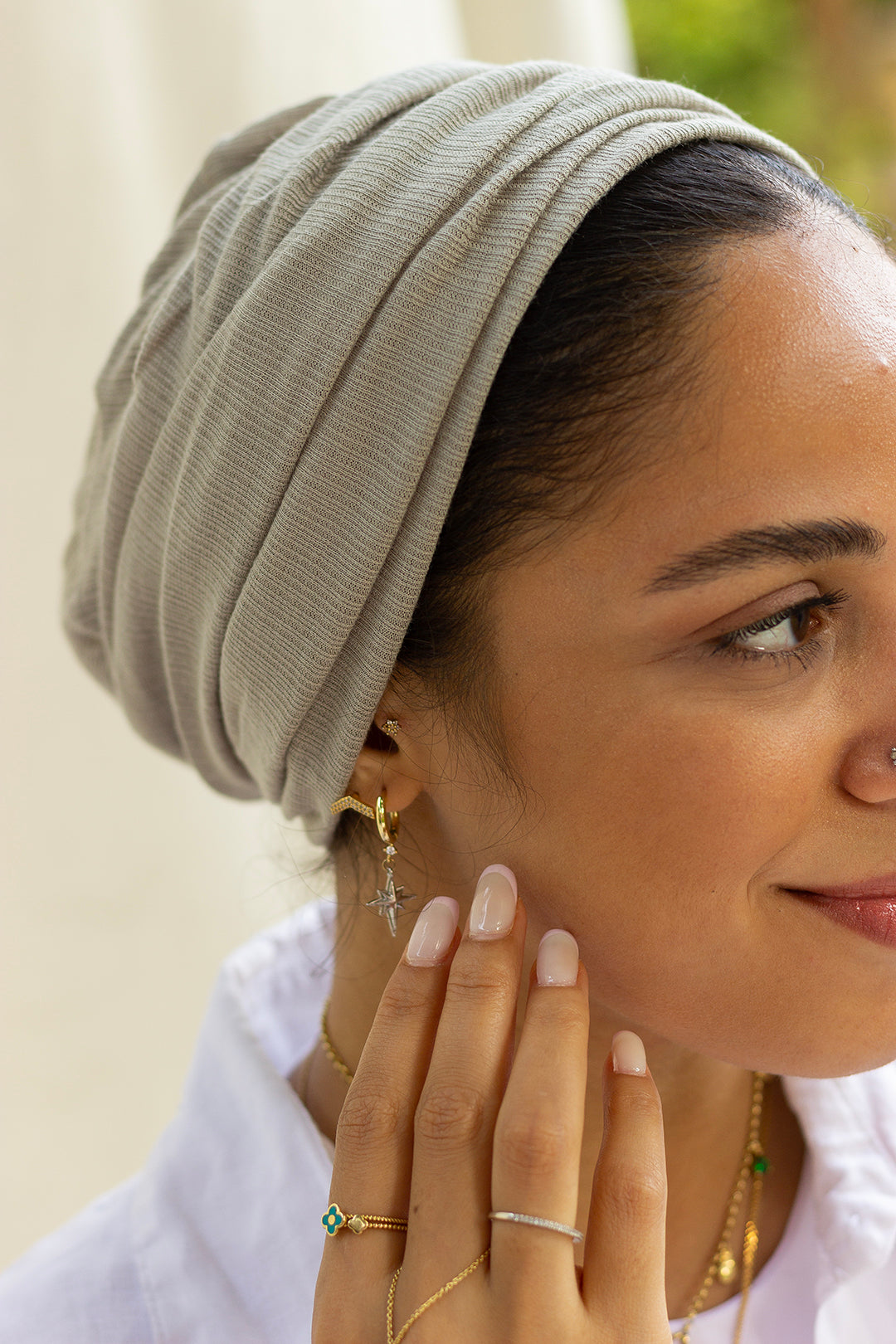 Breathable Cotton in Olive