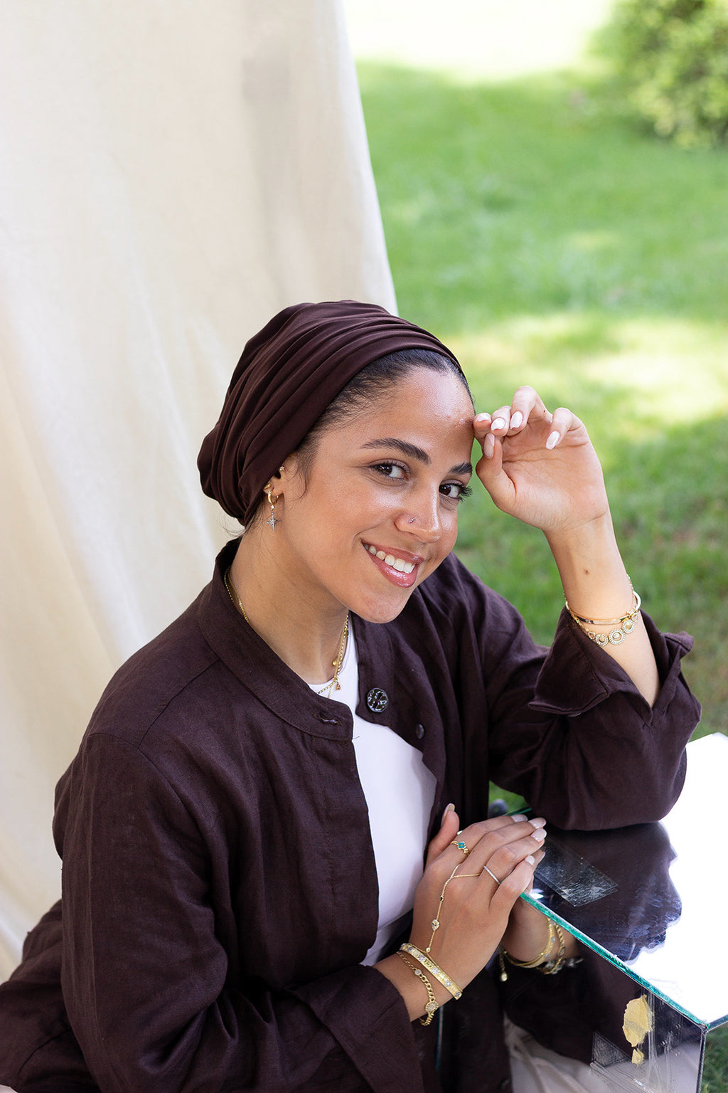 LYCRA in Chocolate Brown