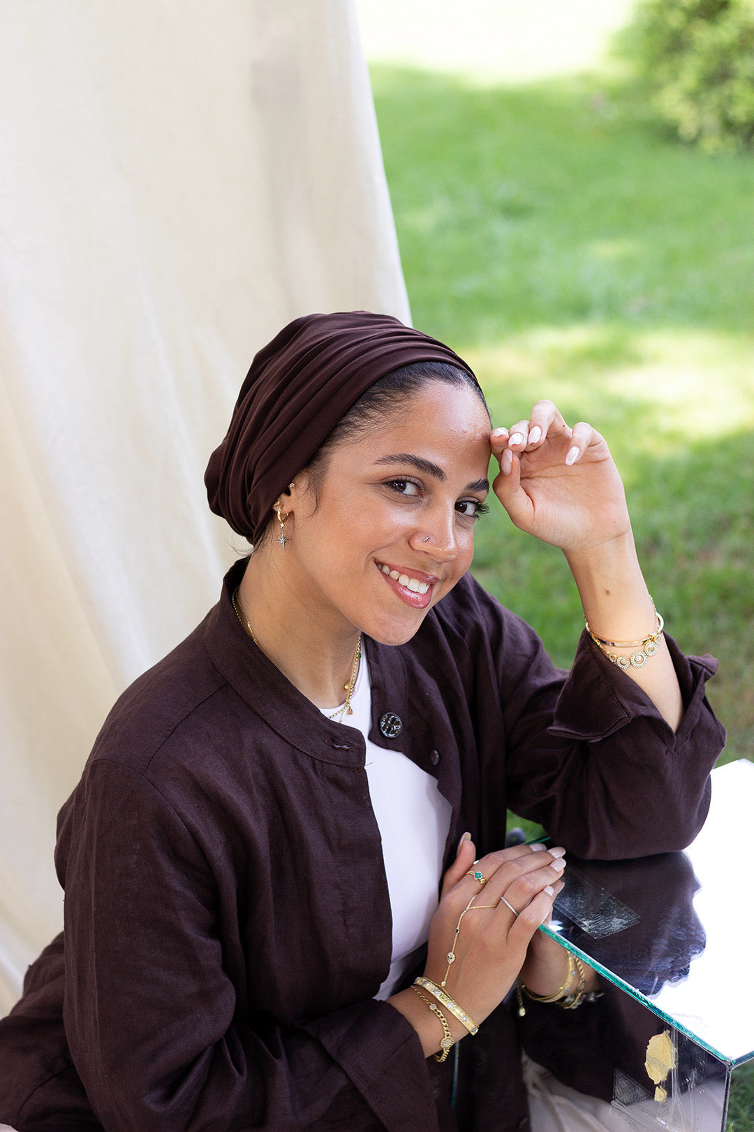 LYCRA in Chocolate Brown