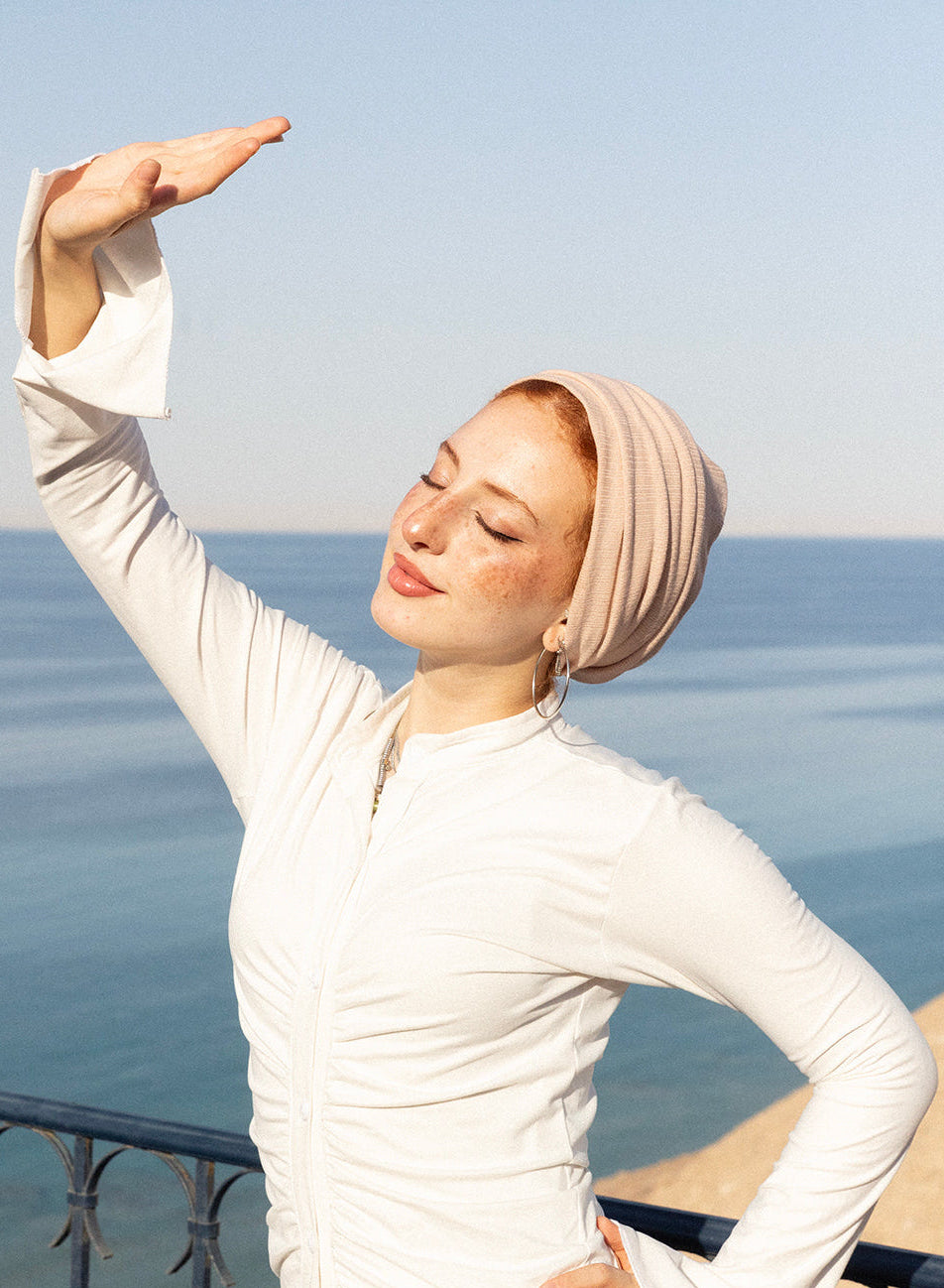 Breathable Cotton in Soft Peach