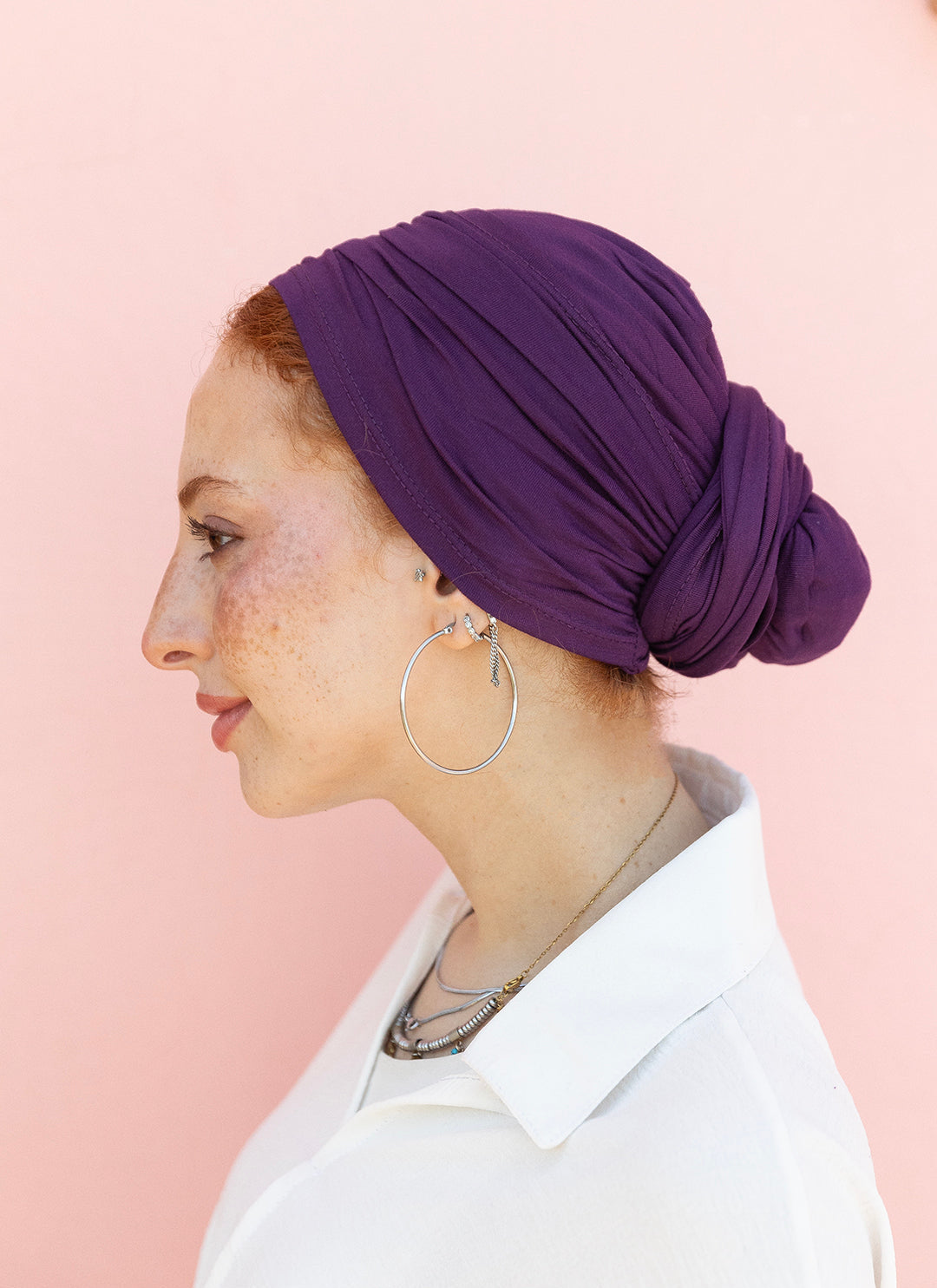 Cotton Wrap in Purple