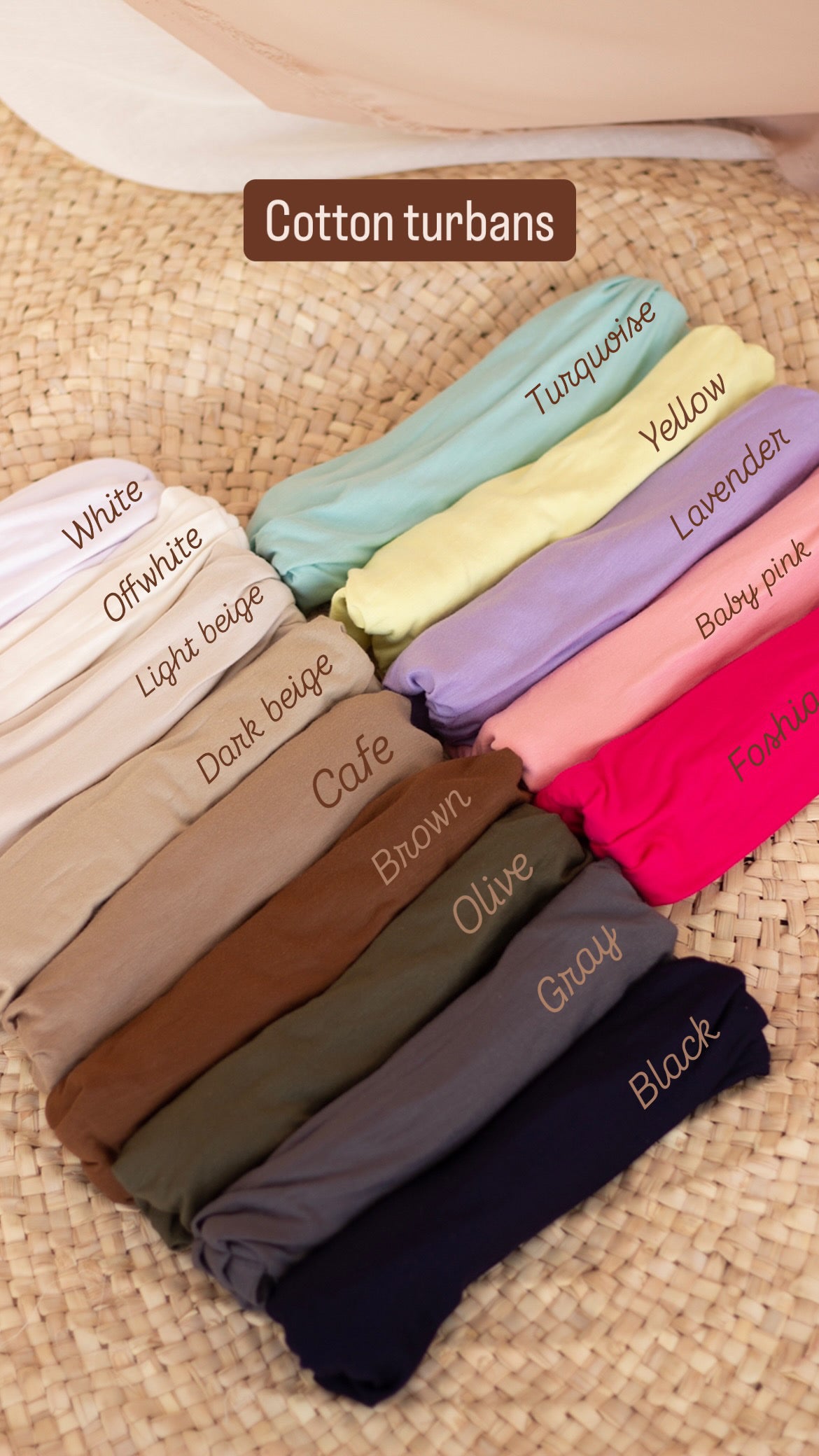 Cafe “cotton” turban