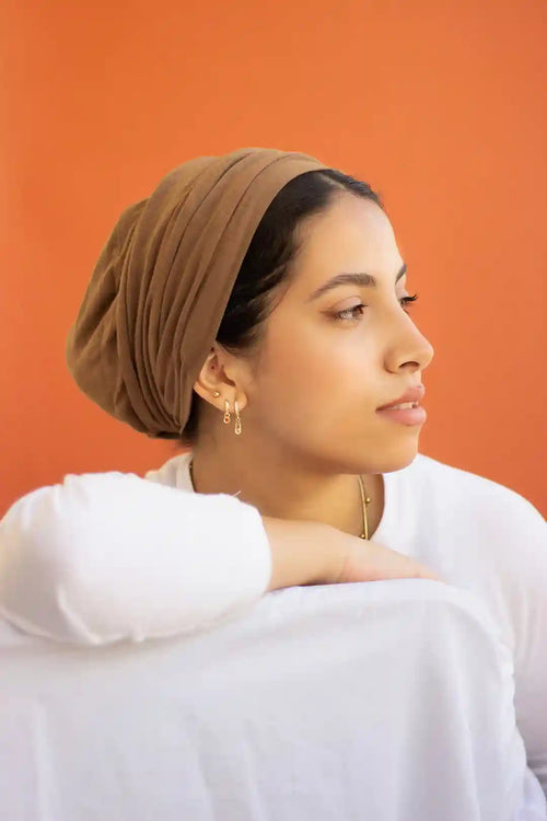 Brown “cotton “ turban