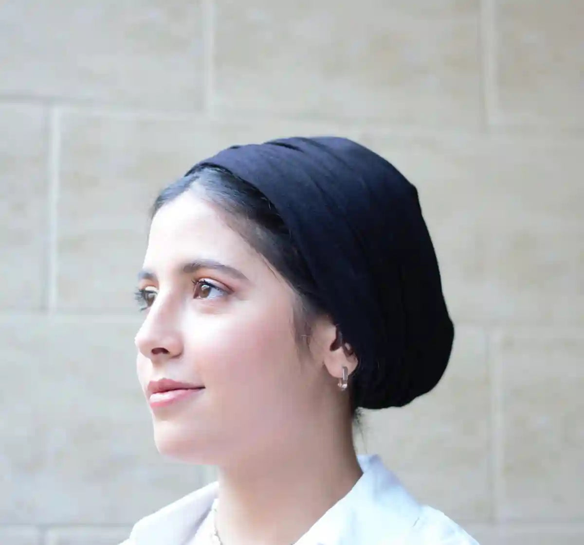 Black “cotton” turban
