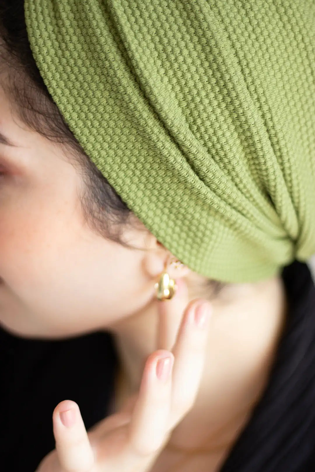 Dotty in olive